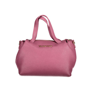 Pink Polyurethane Women's Bag