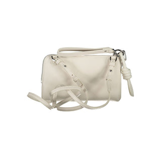 Bianco Polyurethan Damenhandtasche