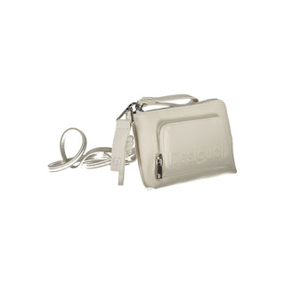Bianco Polyurethan Damenhandtasche