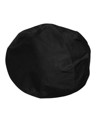 Schwarze Baumwoll-Schirmmütze Newsboy-Mütze Cabbie-Mütze