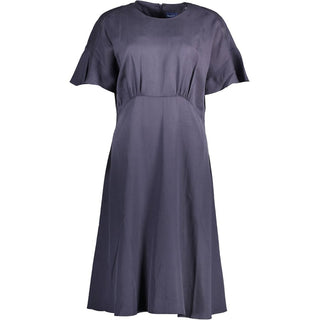 Vestido azul de lyocell para mujer