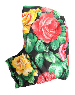 Sombrero tipo turbante con estampado floral multicolor para toda la cabeza