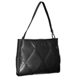 Black Polyester Women's Bag