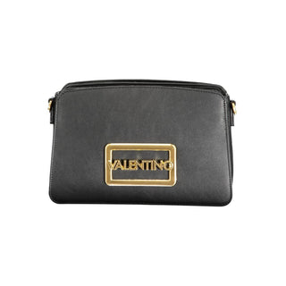 Damen-Tasche aus schwarzem Polyurethan