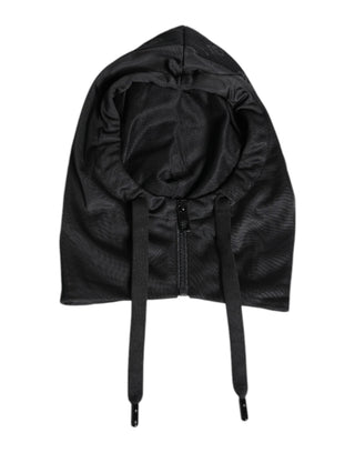 Black Polyester Whole Head Wrap Hat