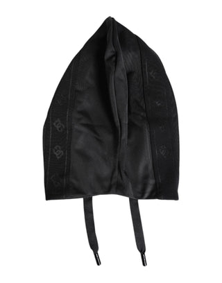 Black Polyester Whole Head Wrap Hat