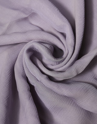 Bufanda chal envolvente rectangular de seda morada