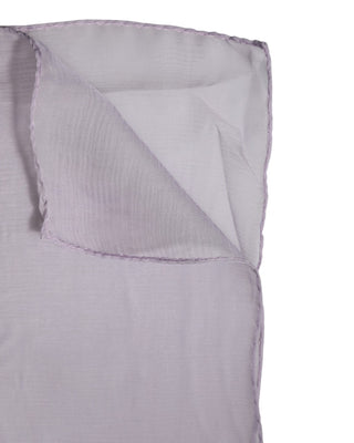 Bufanda chal envolvente rectangular de seda morada