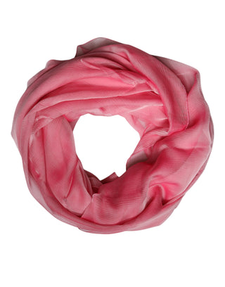 Rosa Seide Rechteck Damen Wickelschal