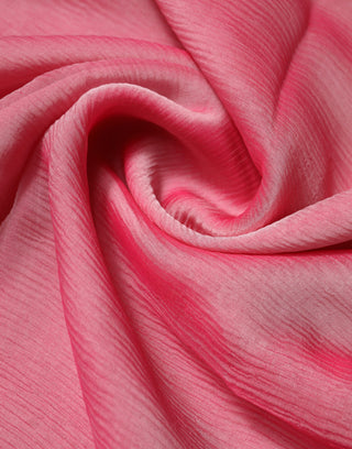 Rosa Seide Rechteck Damen Wickelschal