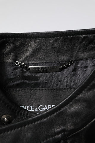 Black Sheep Leather Biker Full Zip Jacket