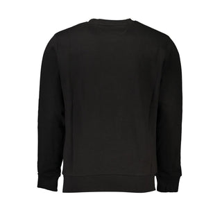 Suéter negro de algodón para hombre