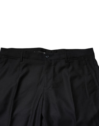 Black Double Breasted Formal 3 Piece Suit