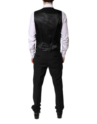 Dark Gray Single Breasted Formal 3 Piece Suit