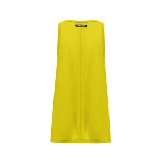 Yellow Silk Tank Tops