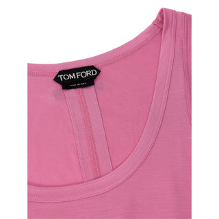 Pink Silk Tank Tops