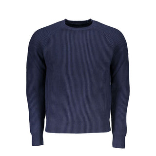 Suéter azul de algodón para hombre