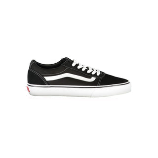 Schwarzer Polyurethan-Herren-Sneaker