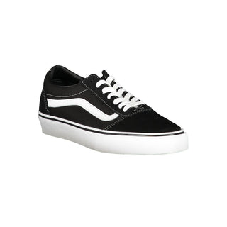 Schwarzer Polyurethan-Herren-Sneaker