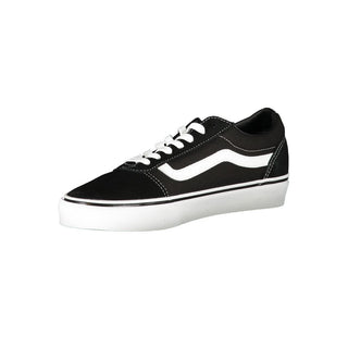 Schwarzer Polyurethan-Herren-Sneaker