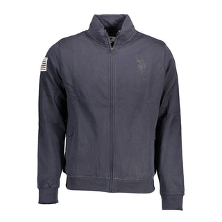 Sudadera azul de algodón para hombre