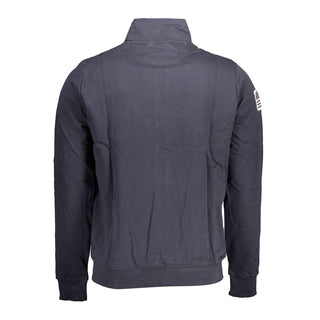 Sudadera azul de algodón para hombre