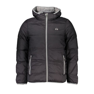 Herrenjacke aus schwarzem Polyamid