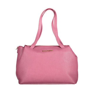 Pink Polyurethane Women's Bag