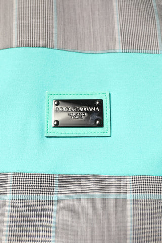 Multicolor Plaid Full Zip Windbreaker Jacket