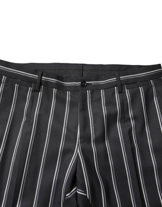 Dark Gray Striped SICILIA Formal 2 Piece Suit