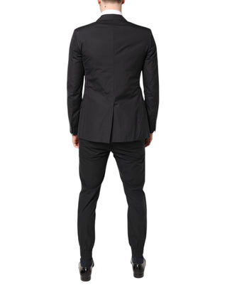 Traje formal TAORMINA de 2 piezas en algodón negro