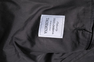 Traje formal TAORMINA de 2 piezas en algodón negro