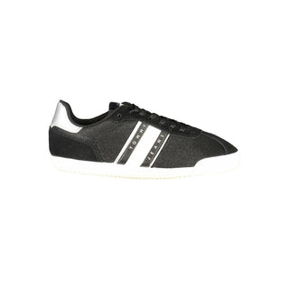 Zapatilla para mujer de poliéster negro