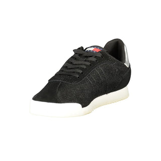 Zapatilla para mujer de poliéster negro