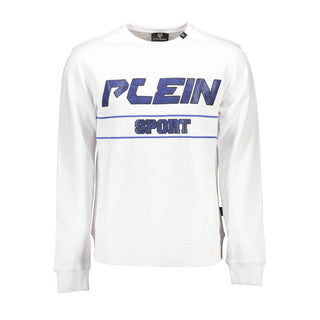 Sudadera blanca de algodón para hombre