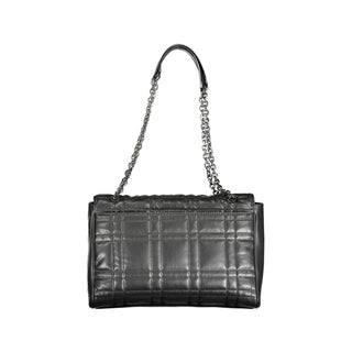 Bolso de mano para mujer de poliéster negro