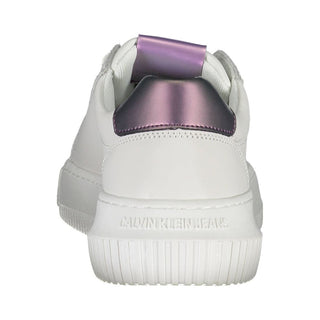 Bianco Leder Damen-Sneaker