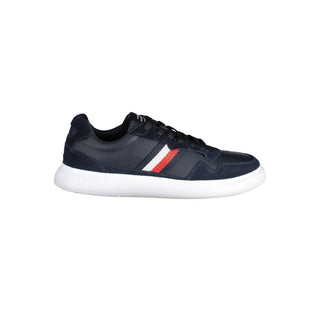 Blaue Herren-Sneaker aus Polyurethan