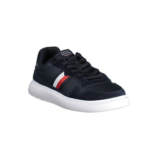 Blaue Herren-Sneaker aus Polyurethan