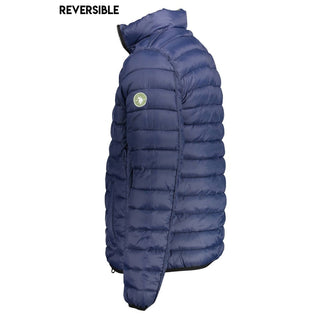 Grüne Nylon-Herrenjacke
