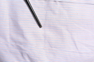 White Striped Cotton GOLD Long Sleeves Shirt
