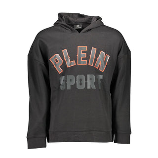 Sudadera de algodón negra para hombre