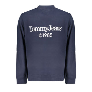 Blue Cotton Men Sweatshirt