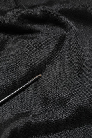 Suéter de cuello redondo tejido con logo negro  