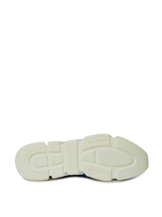 Blue Cotton Athletic Sneakers