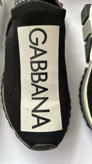 Black White Slip On Sorrento Sneakers Shoes