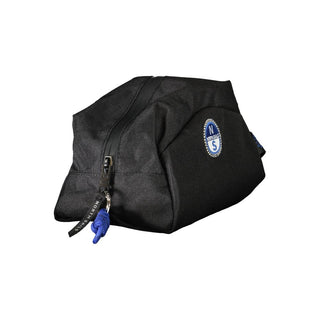Schwarzer Polyester Herren Kulturbeutel