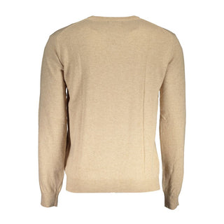 Suéter de lyocell beige para hombre