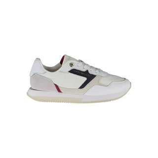 Weiße Polyester Damen-Sneaker