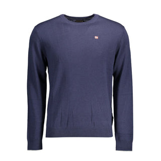 Suéter azul de lana para hombre